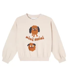 Sweat-shirt Doggies imprimé en coton Sweat-shirt Doggies imprimé en coton