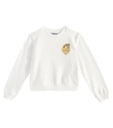 Sweat-shirt en coton mélangé imprimé Sweat-shirt en coton mélangé imprimé