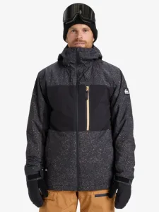 Sycamore Printed 10K - Men Black Technical Snow Jacket Sycamore Printed 10K - Men Black Technical Snow Jacket