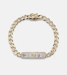 Sydney Evan Luck 14kt yellow gold chain bracelet Sydney Evan Luck 14kt yellow gold chain bracelet