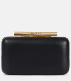 T-Bar leather box clutch T-Bar leather box clutch