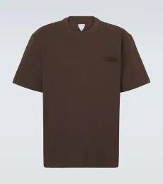 T-shirt en coton et daim T-shirt en coton et daim