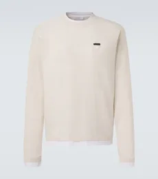 T-shirt superposé en coton T-shirt superposé en coton
