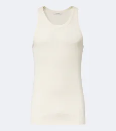 Tank top acanalado de algodón Tank top acanalado de algodón