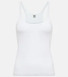 Tank top en mezcla de algodón Tank top en mezcla de algodón