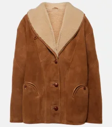 Tatoosh shearling-lined suede jacket