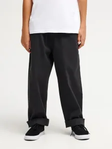 Taxer Baggy - Boys 8-16 Black Stretch Cargo Trousers Taxer Baggy - Boys 8-16 Black Stretch Cargo Trousers