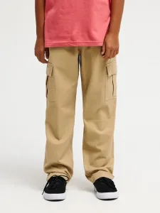 Taxer Cargo - Boys 8-16 Beige Stretch Trousers