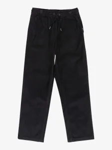 Taxer Cord - Boys 8-16 Black Stretch Trousers