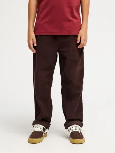 Taxer Cord - Boys 8-16 Brown Stretch Trousers