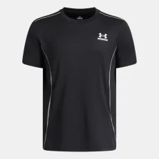 Tech Sport Boys' Short Sleeve Black Black White YXL (63 - 67 in)