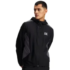 Tech Sport Woven Mens Jacket Black / Castlerock / White Tech Sport Woven Mens Jacket Black / Castlerock / White