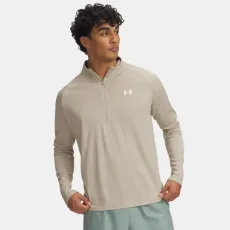 Tech Textured Men's ½ Zip City Khaki White 3XL Tech Textured Men's ½ Zip City Khaki White 3XL