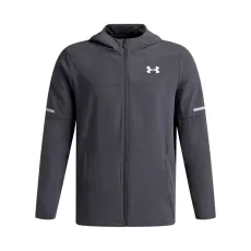 Tech Utility Woven Boys Jacket Castlerock / White YXS (48 - 50 in) - Gray Tech Utility Woven Boys Jacket Castlerock / White YXS (48 - 50 in) - Gray