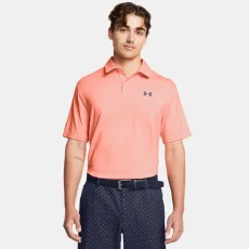 Tee To Green Mens Polo Flare Orange / Midnight Navy