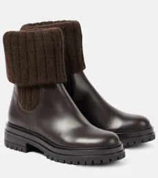 Tenney leather Chelsea boots