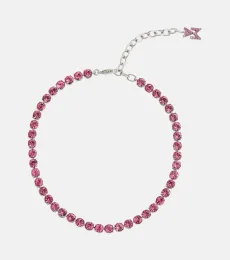 Tennis crystal-embellished anklet Tennis crystal-embellished anklet