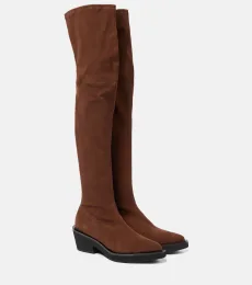 Tenny suede over-the-knee boots