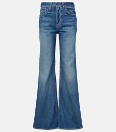 Terrell high-rise bootcut jeans