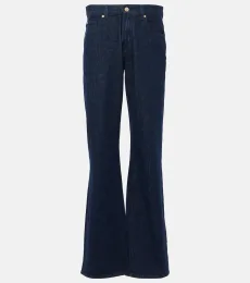 Tess high-rise flared jeans