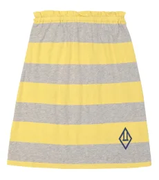 The Animals Observatory Striped cotton skirt The Animals Observatory Striped cotton skirt
