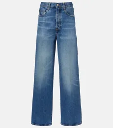 The Collegiate wide-leg jeans The Collegiate wide-leg jeans