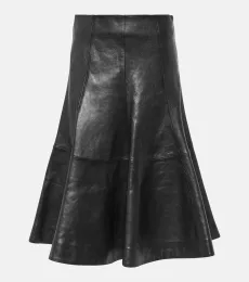 The Lennox leather midi skirt The Lennox leather midi skirt