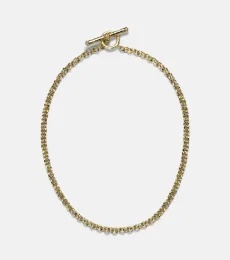 The Lower Coast 18kt gold chain necklace with diamonds and pearls The Lower Coast 18kt gold chain necklace with diamonds and pearls