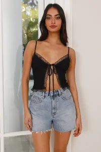 The Luxe Effect Cami Top Black The Luxe Effect Cami Top Black