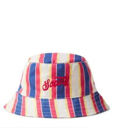 The New Society Gorse striped cotton bucket hat The New Society Gorse striped cotton bucket hat