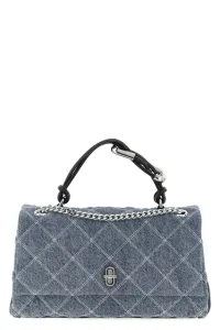 The Quilted Denim Dual medium shoulder bag - Blue