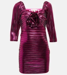 Thompson lamÃ minidress