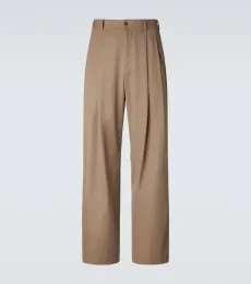 Tibor cotton and cashmere wide-leg pants Tibor cotton and cashmere wide-leg pants