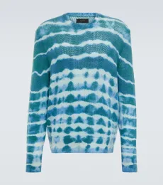 Tie-dye cashmere and wool sweater Tie-dye cashmere and wool sweater