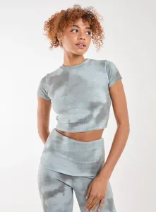 Tie Dye Rib Tee Sage Tie Dye Rib Tee Sage