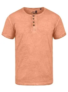 Tihn Men's T-Shirt Short Sleeve Shirt Tee with Grandad Collar Made of 100% Cotton, Size:S, Colour:Ma Tihn Men's T-Shirt Short Sleeve Shirt Tee with Grandad Collar Made of 100% Cotton, Size:S, Colour:Ma