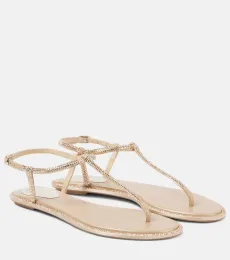 Tongs Diana en satin et cuir Tongs Diana en satin et cuir