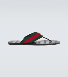 Tongs Riviera GG en cuir
