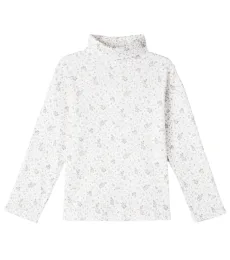 Top Blanca en coton à fleurs Top Blanca en coton à fleurs