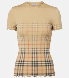 Top Burberry Check de algodón Top Burberry Check de algodón