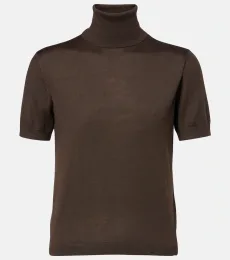 Top de cuello alto de cachemir Top de cuello alto de cachemir