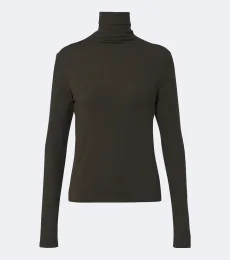 Top de cuello alto de jersey Top de cuello alto de jersey