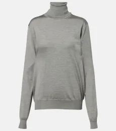 Top de cuello alto Liwen de seda Top de cuello alto Liwen de seda