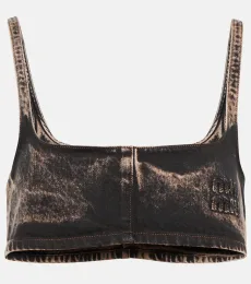Top de denim Top de denim