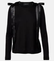 Top de jersey con lazo Top de jersey con lazo