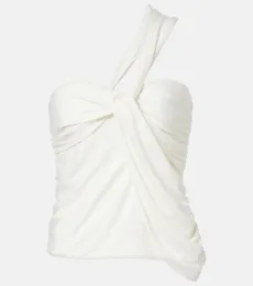 Top de jersey drapeado Top de jersey drapeado