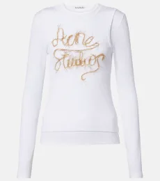 Top en coton mélangé à logo Top en coton mélangé à logo