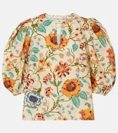Top Florielle de algodón floral Top Florielle de algodón floral