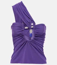 Top Helix de jersey con aberturas Top Helix de jersey con aberturas