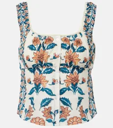 Top Mandy de algodón floral Top Mandy de algodón floral
